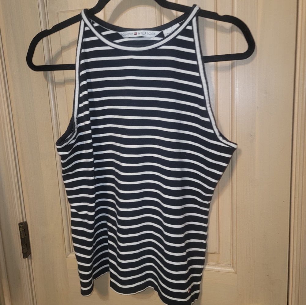 Misses Sz XL Tommy Hilfiger Striped Tank Top Shirt